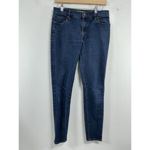 Womans Excellent Condition Loft Blue Jeans Size 27/4 Skinny Ankle 0252/D-5